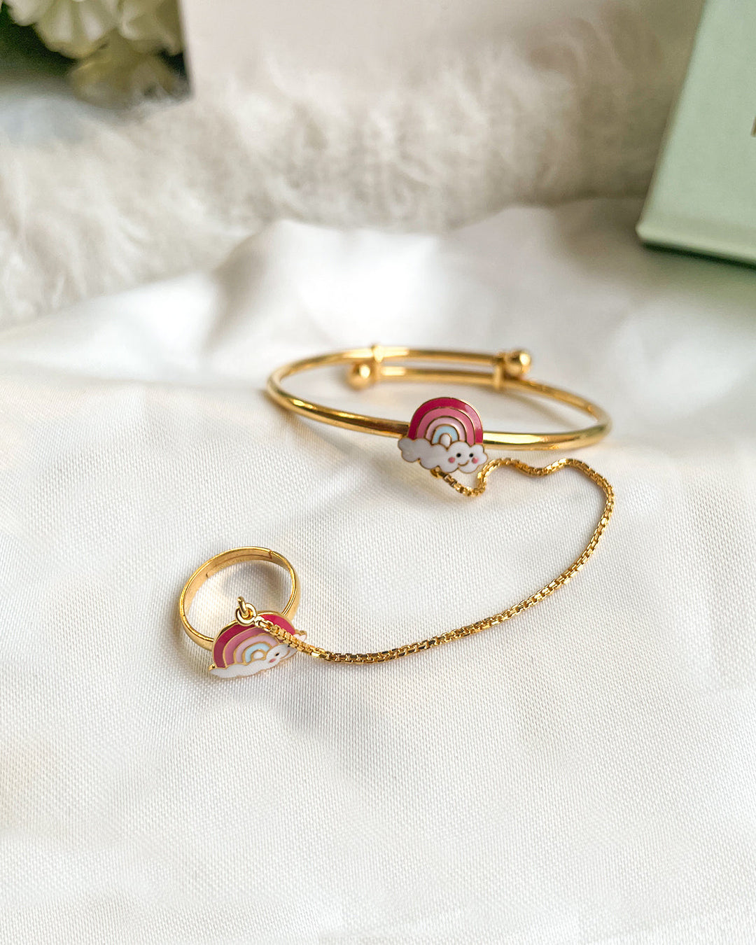Rainbow hathfool Adjustable Bangle