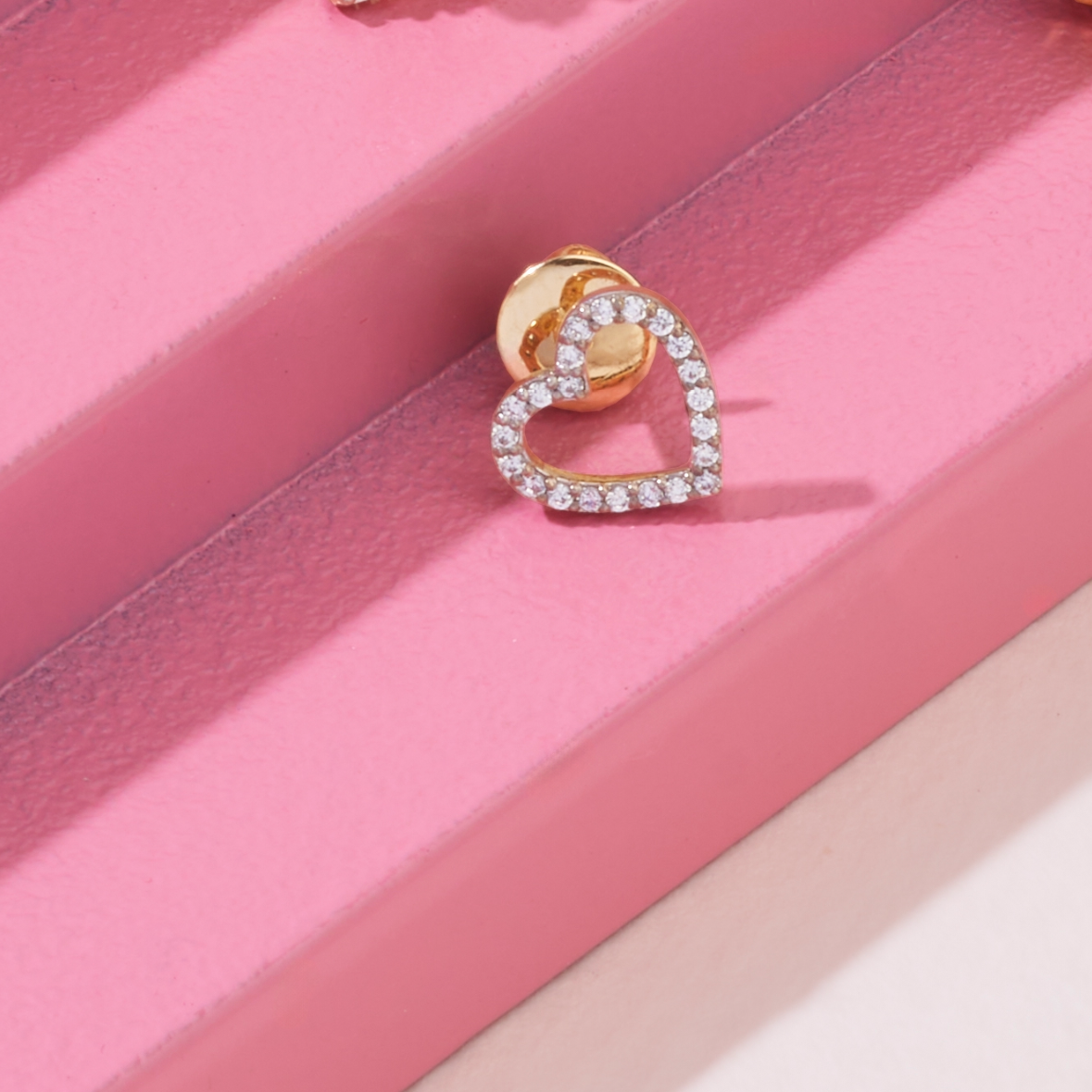Heart Diamond Earrings