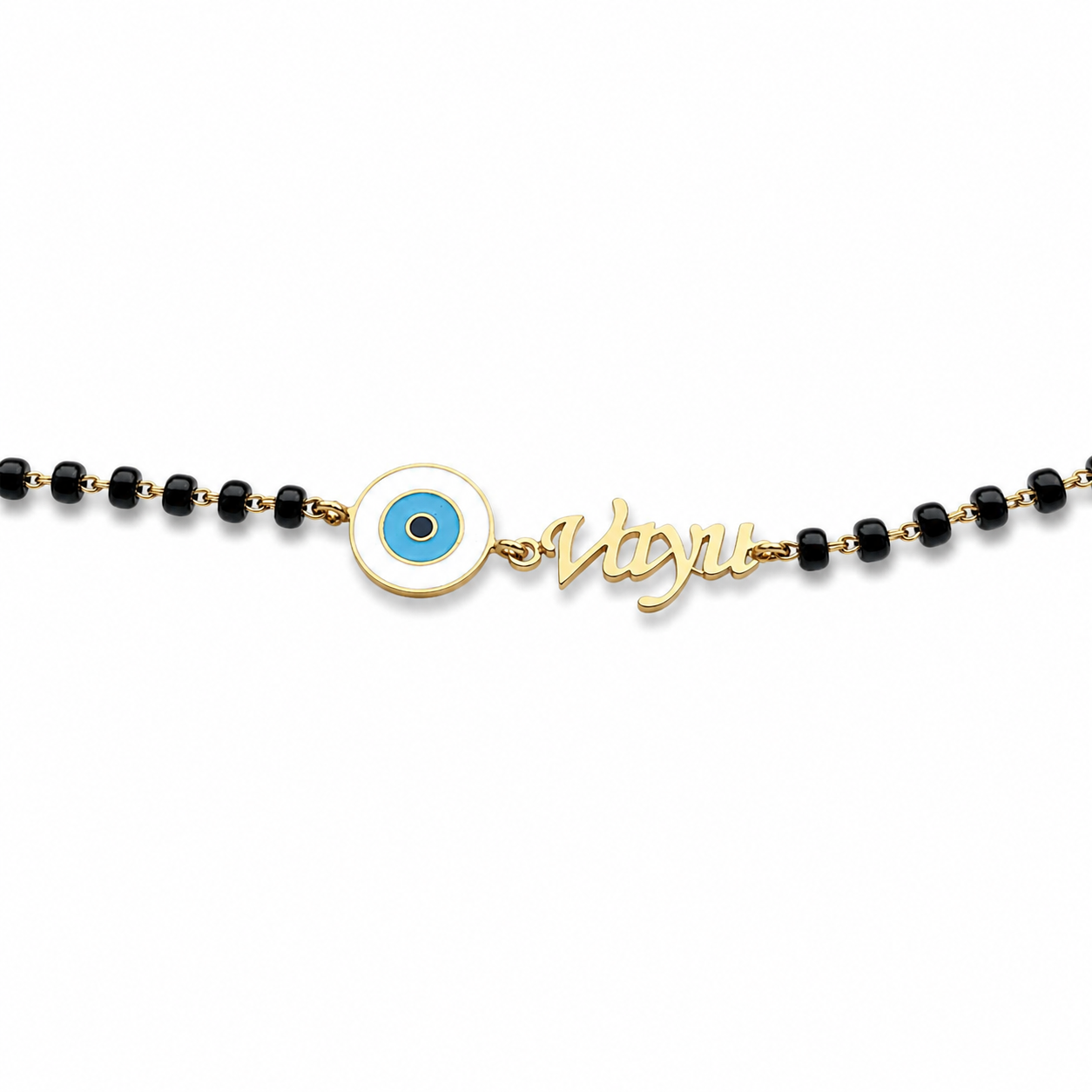 Name Customisation with Evil Eye Bracelet