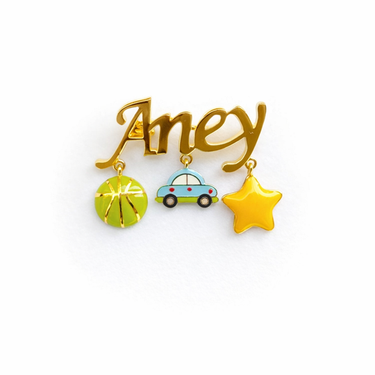 Name Brooch / Lapel Pin