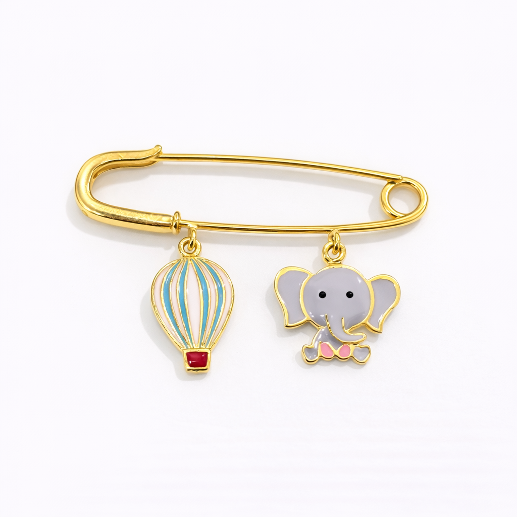 Fly High 2 Motif Lapel Pin for kids — by Rajasi Jindal