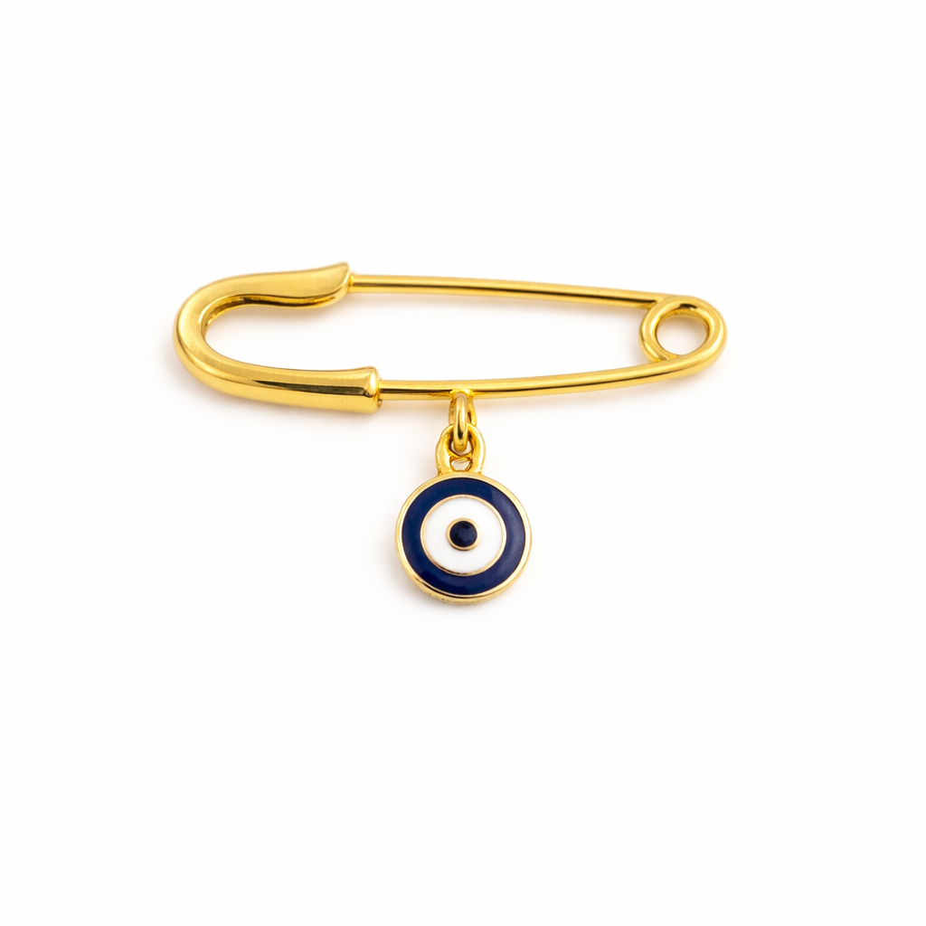 Evil Eye Unisex Lapel Pin for kids — by Rajasi Jindal