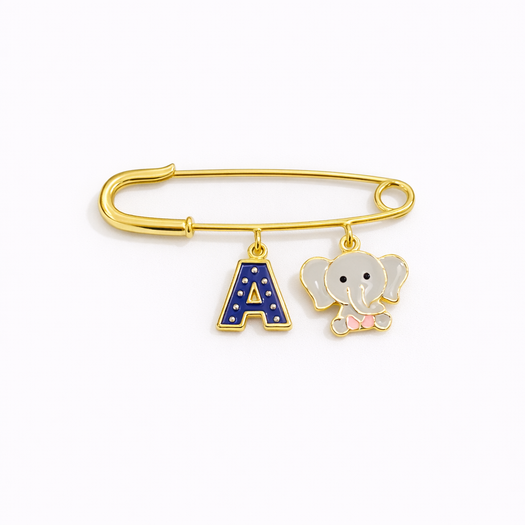 Elephant Lapel Pin for kids — by Rajasi Jindal