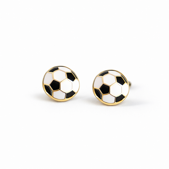 14K Gold Football Collection Cufflinks / Kurta Buttons
