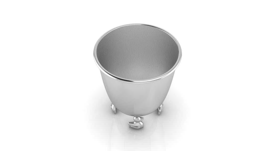 Silver Duck Baby Cup