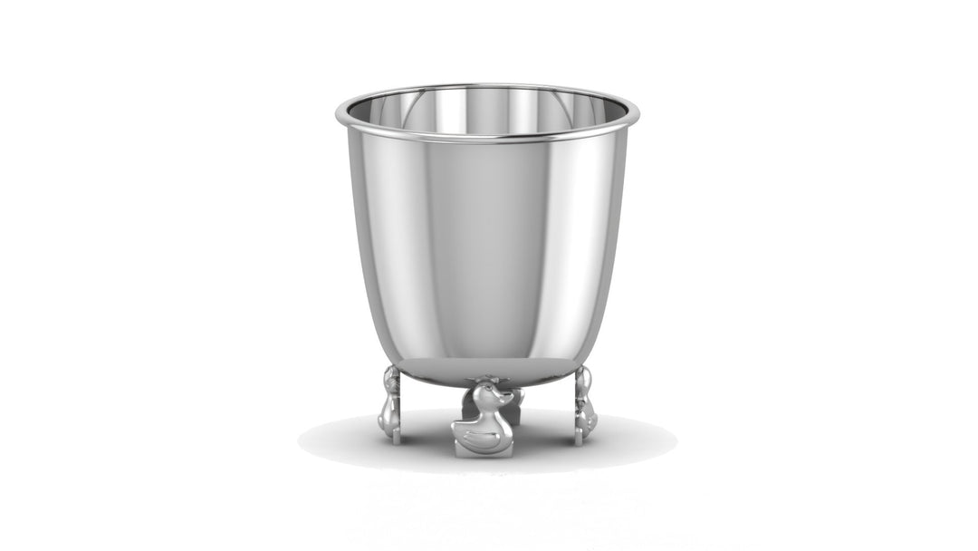 Silver Duck Baby Cup