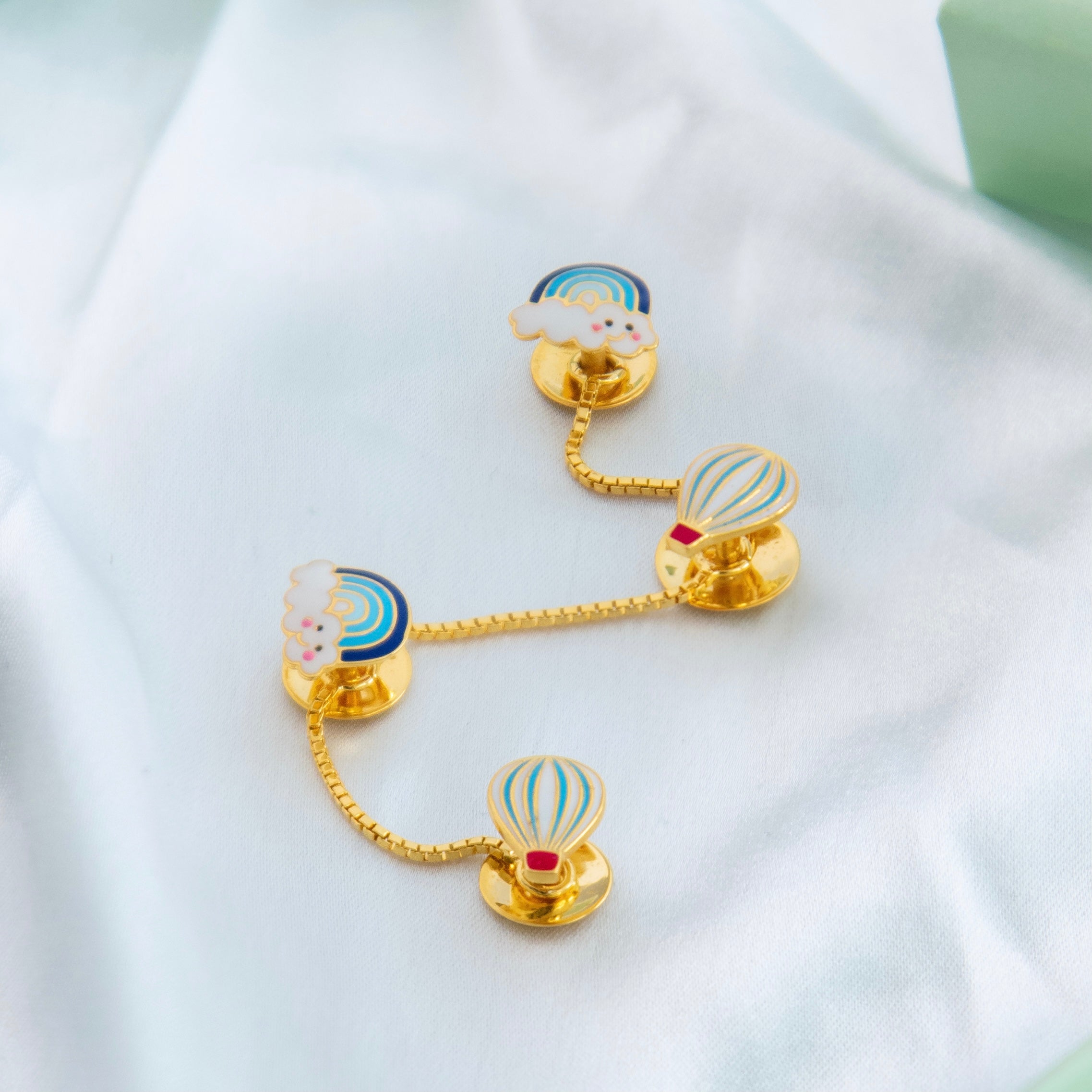 Fly High Collection Cufflinks and Kurta Buttons for kids — by Rajasi Jindal
