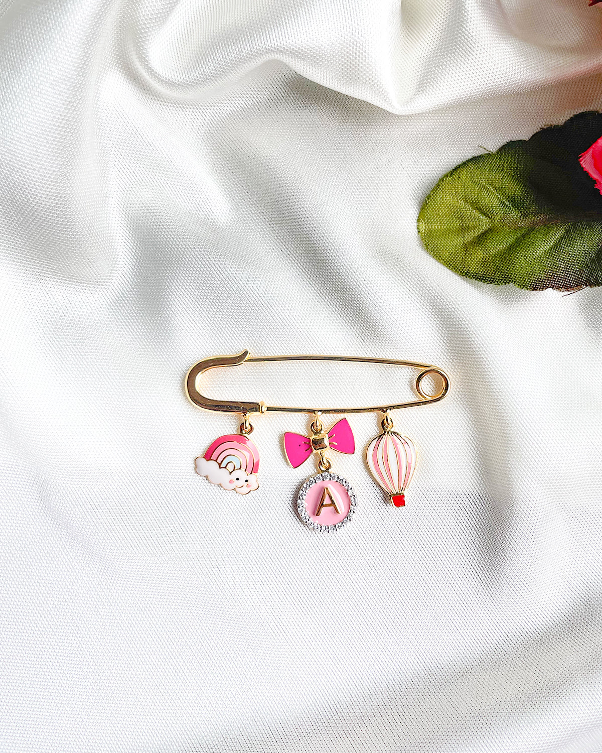 Delicate Pink Lapel Pin for kids — by Rajasi Jindal
