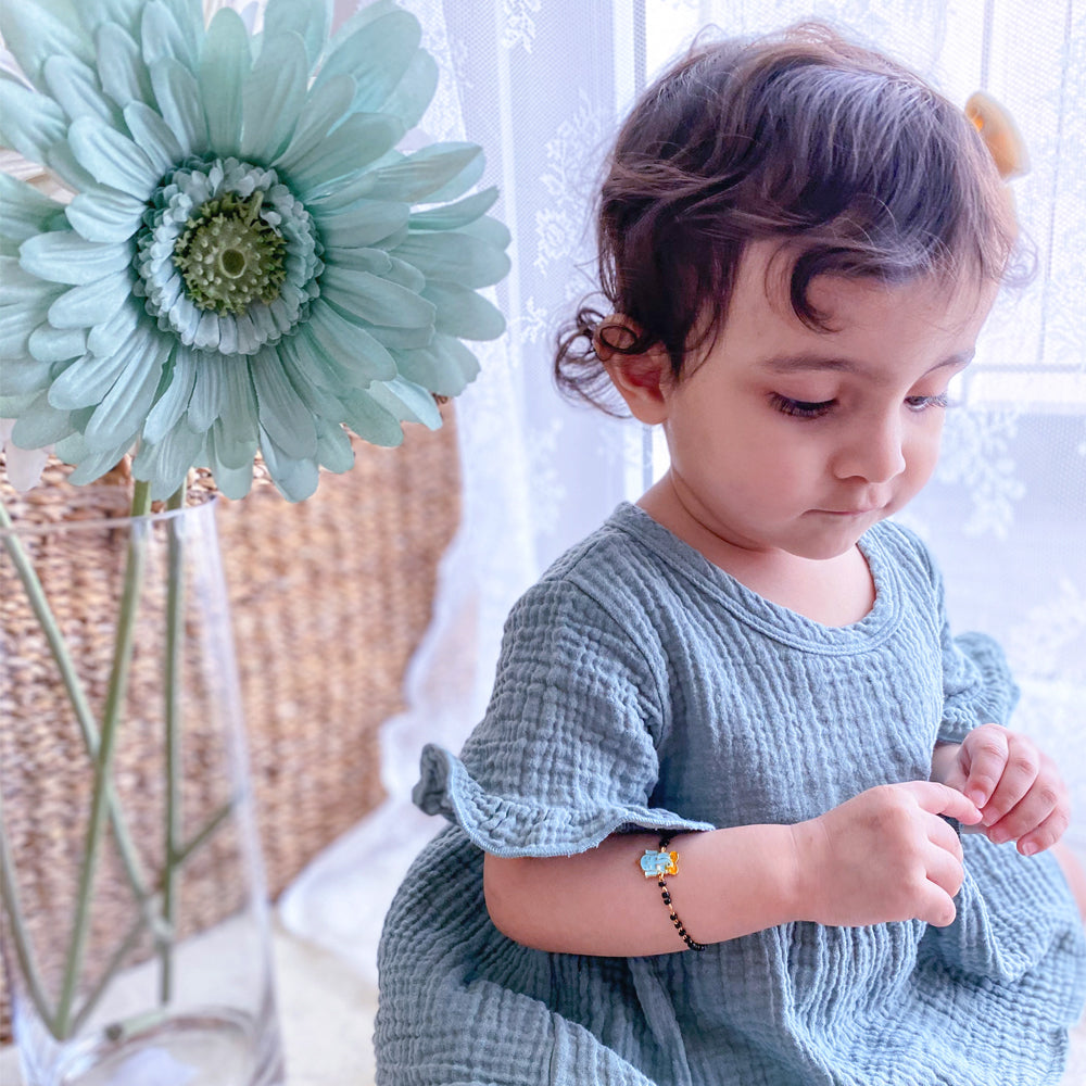 Ganpati Silver Nazariya for babies — BIS Hallmarked 925 silver nazariya, by Rajasi Jindal