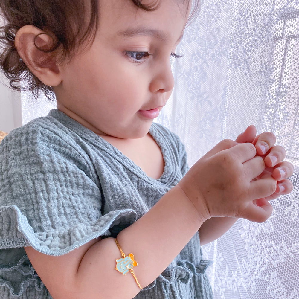 Ganpati Bracelet for babies and kids — BIS Hallmarked, by Rajasi Jindal
