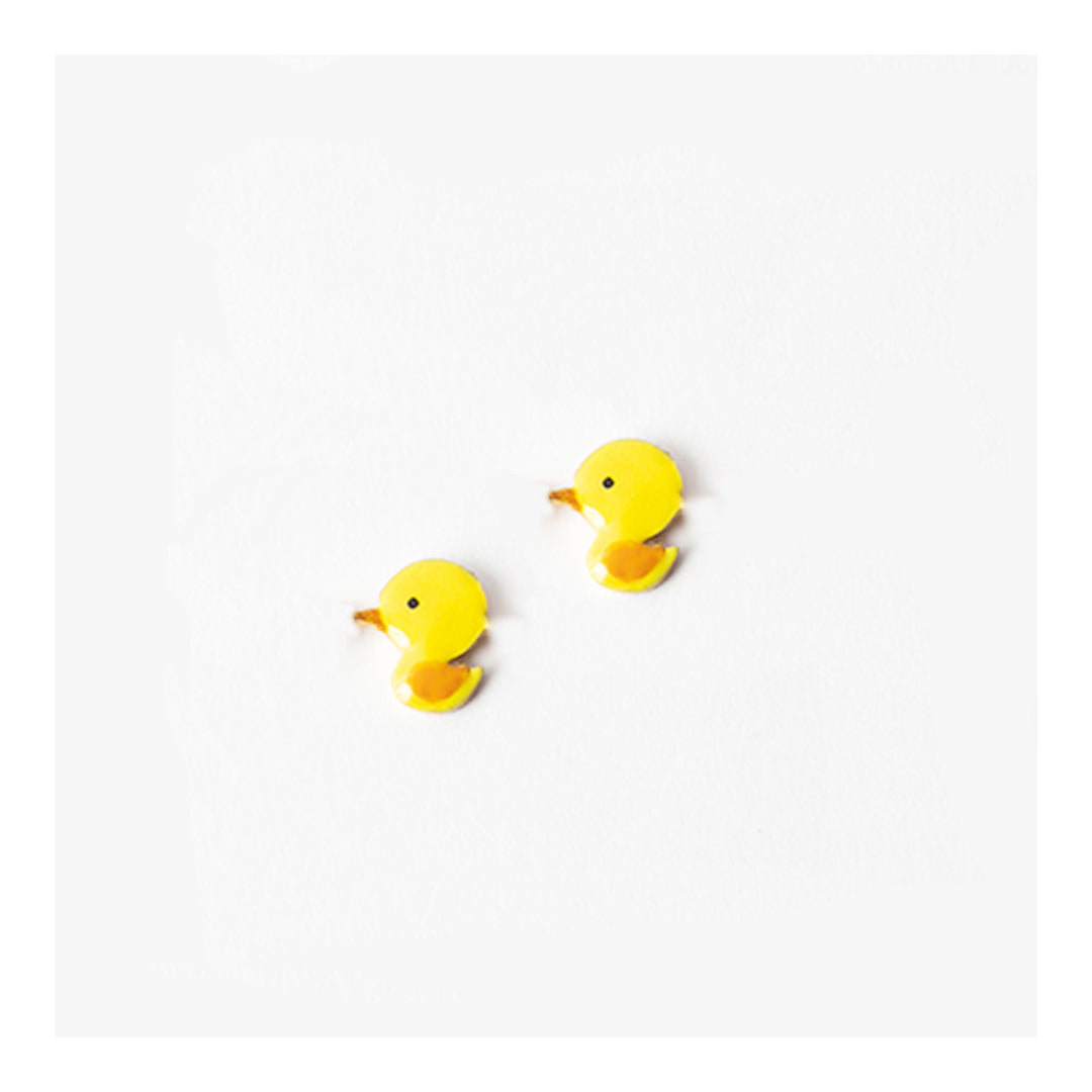 Duck Gold Earrings