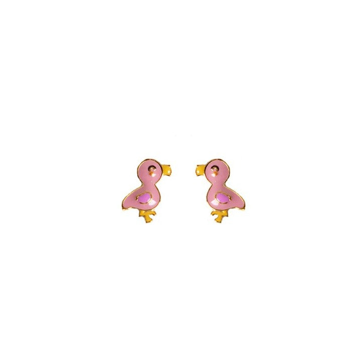 Pink Flamingo Earrings By Wintersheart