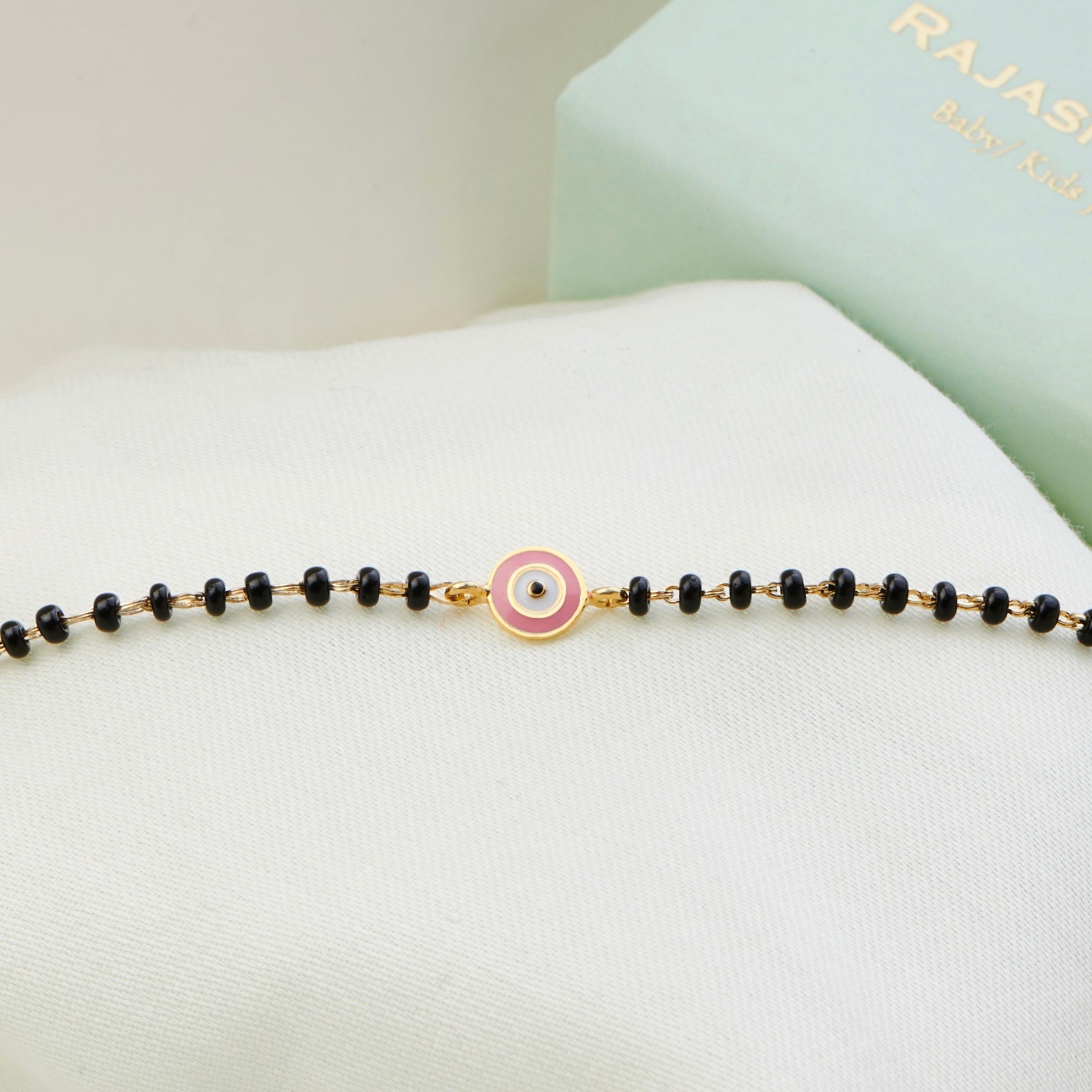 Small Evil Eye Nazariya for babies — BIS Hallmarked evil eye nazariya, by Rajasi Jindal