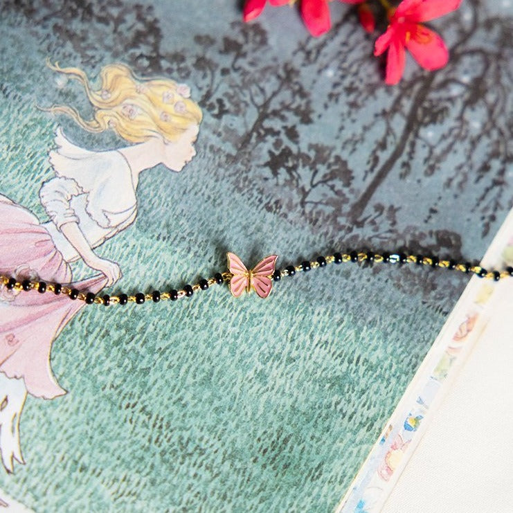 Butterfly Gold Nazariya for babies — BIS Hallmarked gold evil eye, by Rajasi Jindal