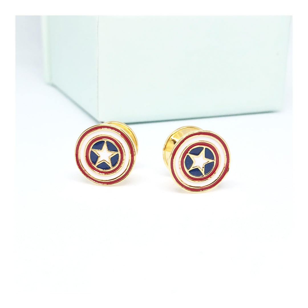 Captain America Cufflinks / Kurta Buttons