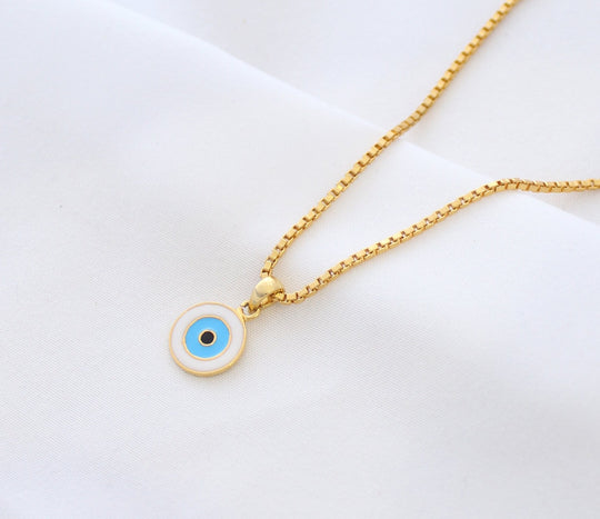 Silver Evil Eye Pendant