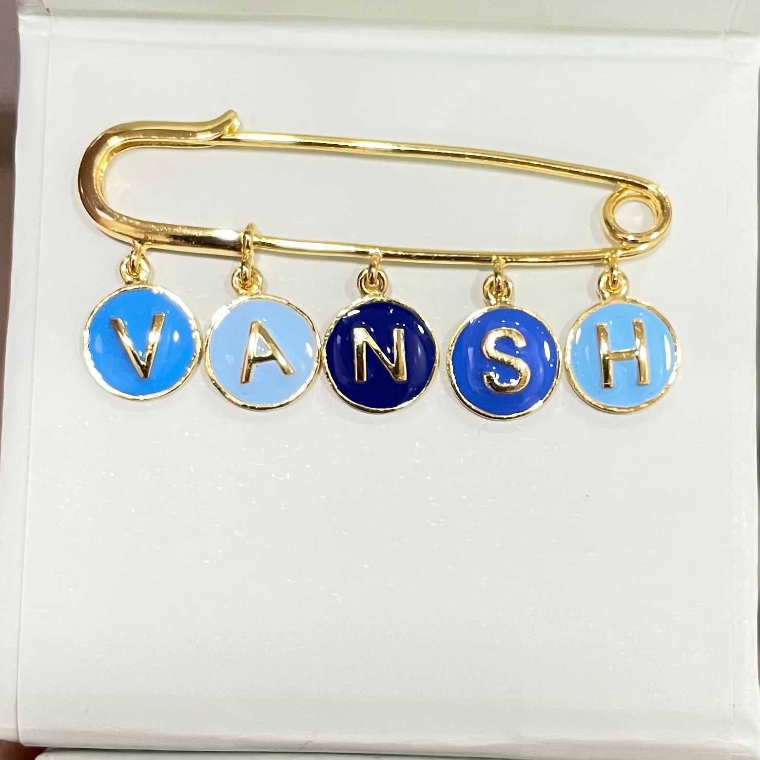 My Name Lapel Pin for kids — by Rajasi Jindal