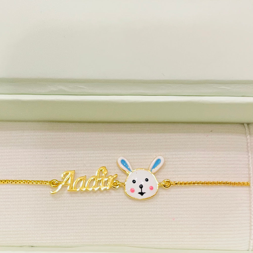 Name Customisation with Bunny Bracelet