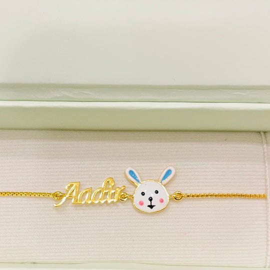 Name Customisation with Bunny Bracelet
