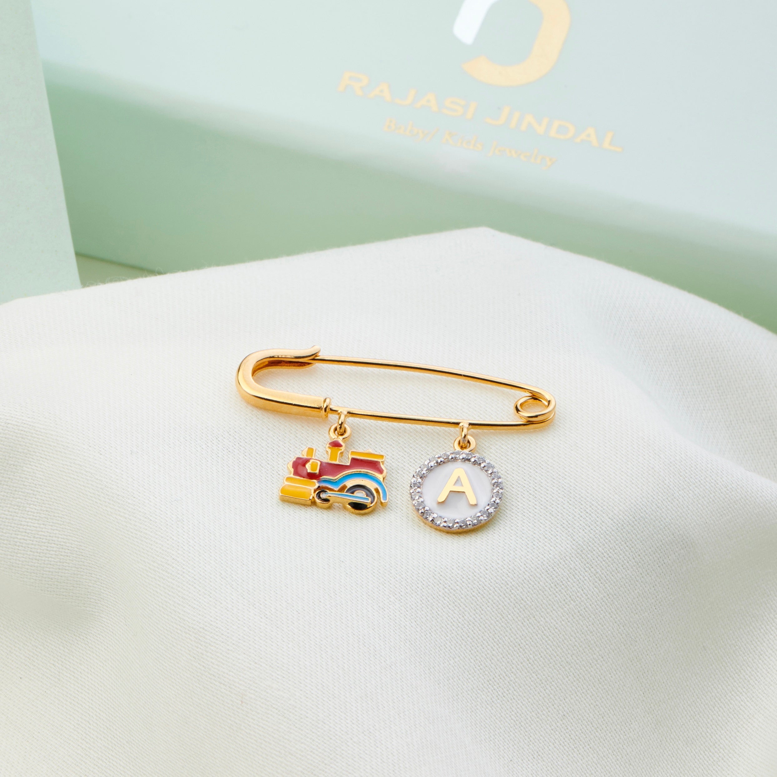 Train Lapel Pin for kids — by Rajasi Jindal