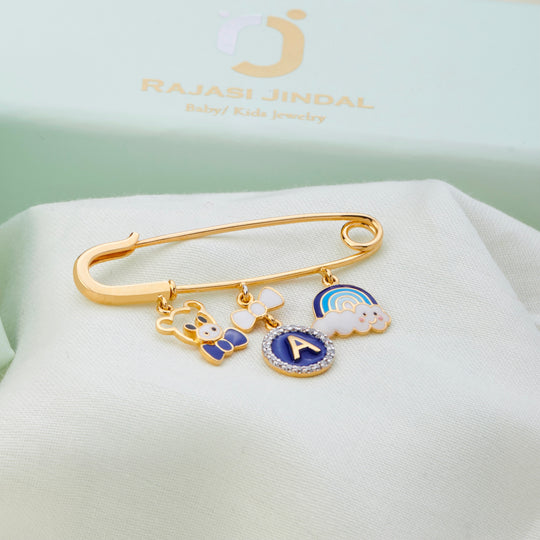 Teddy Rainbow Lapel Pin