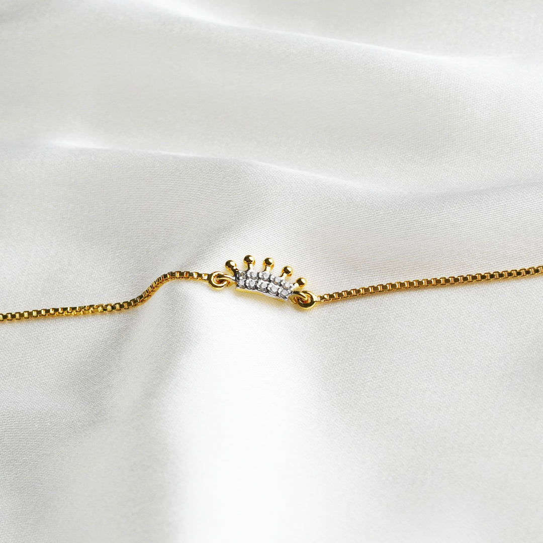 Diamond Crown Bracelet