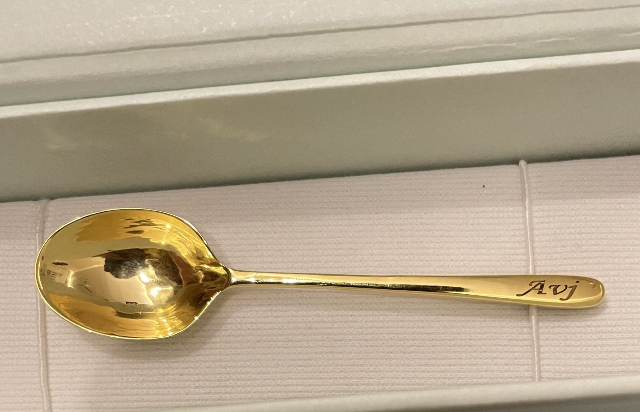 Gold Spoon in Hallmarked Gold