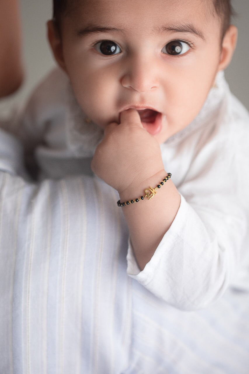 Ik Onkar Silver Nazariya for babies — BIS Hallmarked 925 silver nazariya, by Rajasi Jindal